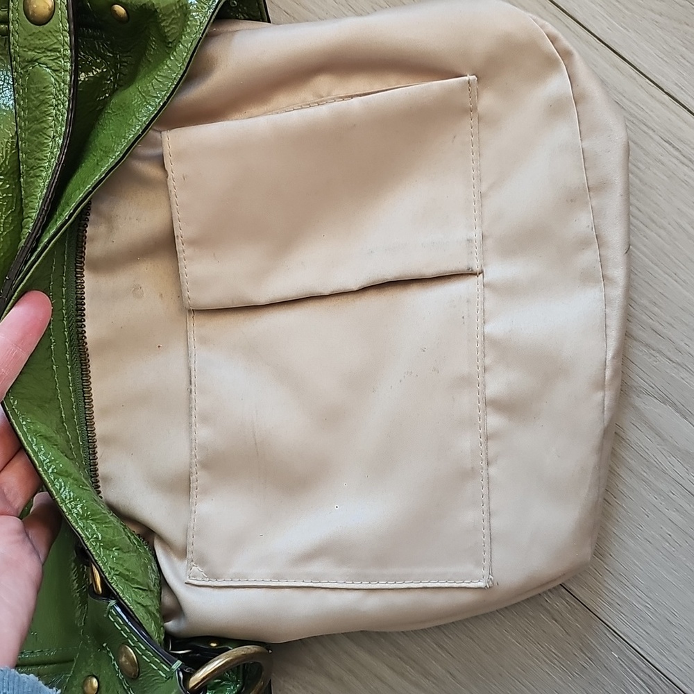 Y2K Coach 12735(f14707) Green Leather Zoe Medium Hobo Shoulder Bag - Picture 11 of 14